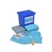 Oil Spill Kit / Refill 110L Castor Bin