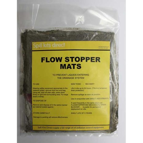 FLOWSTOPPER CLAY DRAIN MAT - SPILL KITS DIRECT