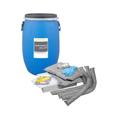 Maintenance Spill Kit - blue barrel