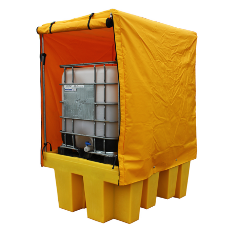 IBC Spill Pallet with Covered Frame