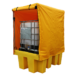 Spill pallet IBC single with cover