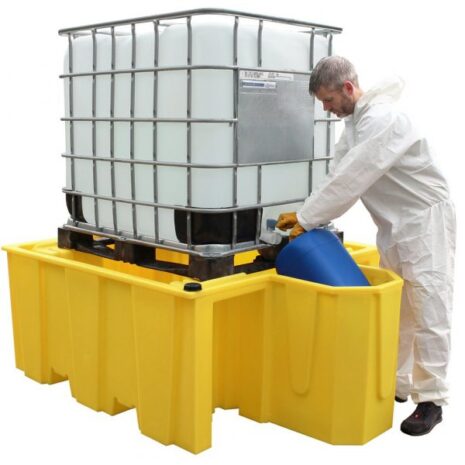 IBC Spill Pallet with integrated Dispenser