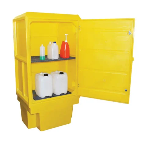 PSC4 COSHH Storage Cabinet with shelf 225L bund